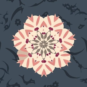 Japanese inspired floral pattern