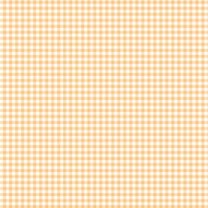 gingham pastel orange