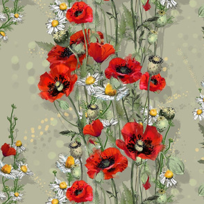 Poppy and chamomile