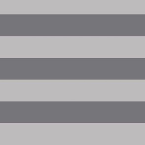 Large Pebble Grey Awning Stripe Pattern Horizontal in Mouse Grey