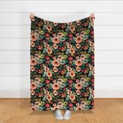 Hand-painted Floral - Large