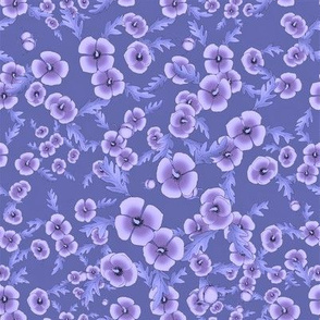Purple Poppy Print