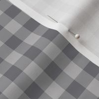 Gingham Pattern - Pebble Grey and Mouse Grey Colors
