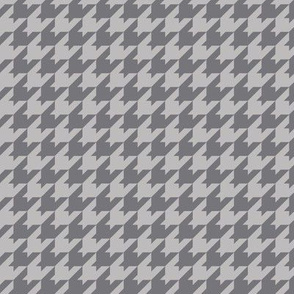 Houndstooth Pattern - Pebble Grey and Mouse Grey Colors