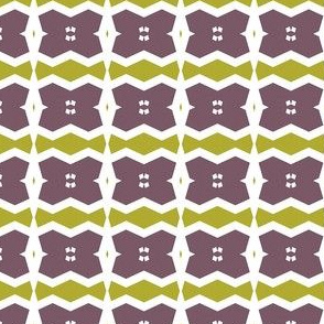 Purple, olive green, pattern lines