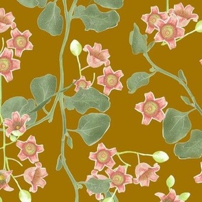 Kurrajong & Saltbush Florals / Brown