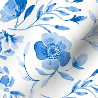Chinoiserie Blue Floral