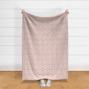 Small scale- Charlotte floral- warm pink