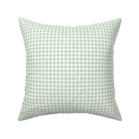 Pale Sage Texture Wonky Gingham
