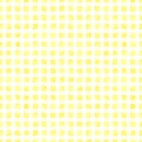 Yellow Marble Wonky Gingham