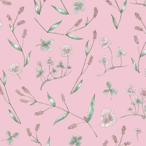 Backyard Blossoms - Pink