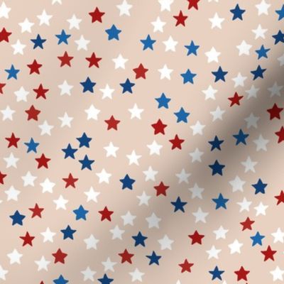 Little sparkly stars romantic boho night basic sky design nursery neutral warm american traditional flag color red blue MEDIUM