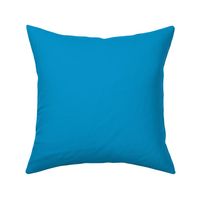 Solid Mid Blue for Art Deco Lotus Rising in Turquoise Purple and Teal