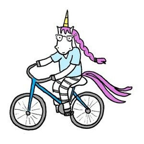Unicorn on a Bike