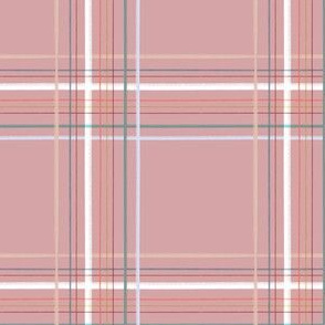 Everlastings Spring - plaid - mauve