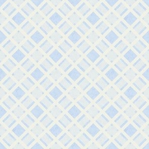 White Lattice on Pale Blue Marble