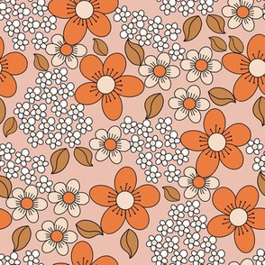 70s floral autumn sun sfx1343 pale blush sfx1331 