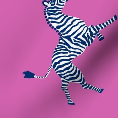 zebra-custom navy-pink