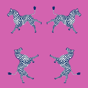 zebra-custom navy-pink
