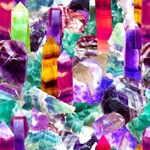 Rainbow Fluorite Toss