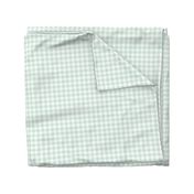 1/2" Gingham Check (soft seafoam)