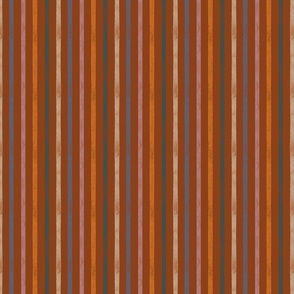 Watercolor Stripes Sienna