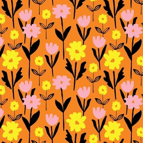 Daisy Meadow (Orange)