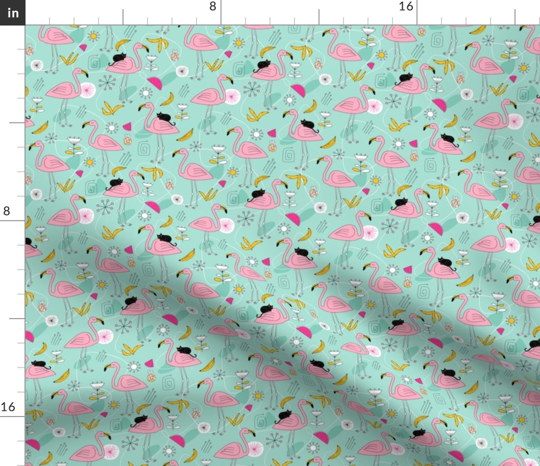 Flamingos_pattern_mint