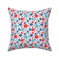 Going with the Flow Nautical Dolphin Polkadots - Medium Scale