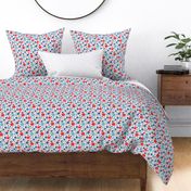 Going with the Flow Nautical Dolphin Polkadots - Medium Scale