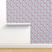 Going with the Flow Nautical Dolphin Polkadots - Medium Scale