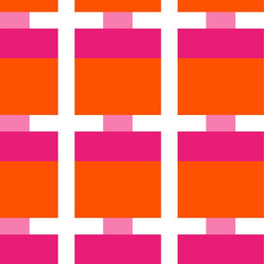 Color-block Grid in Peony Crush