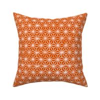 Burnt Orange Shibori Hoshi - Star (reversed) 18”