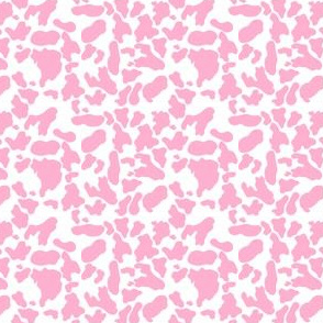 micro pink cow print
