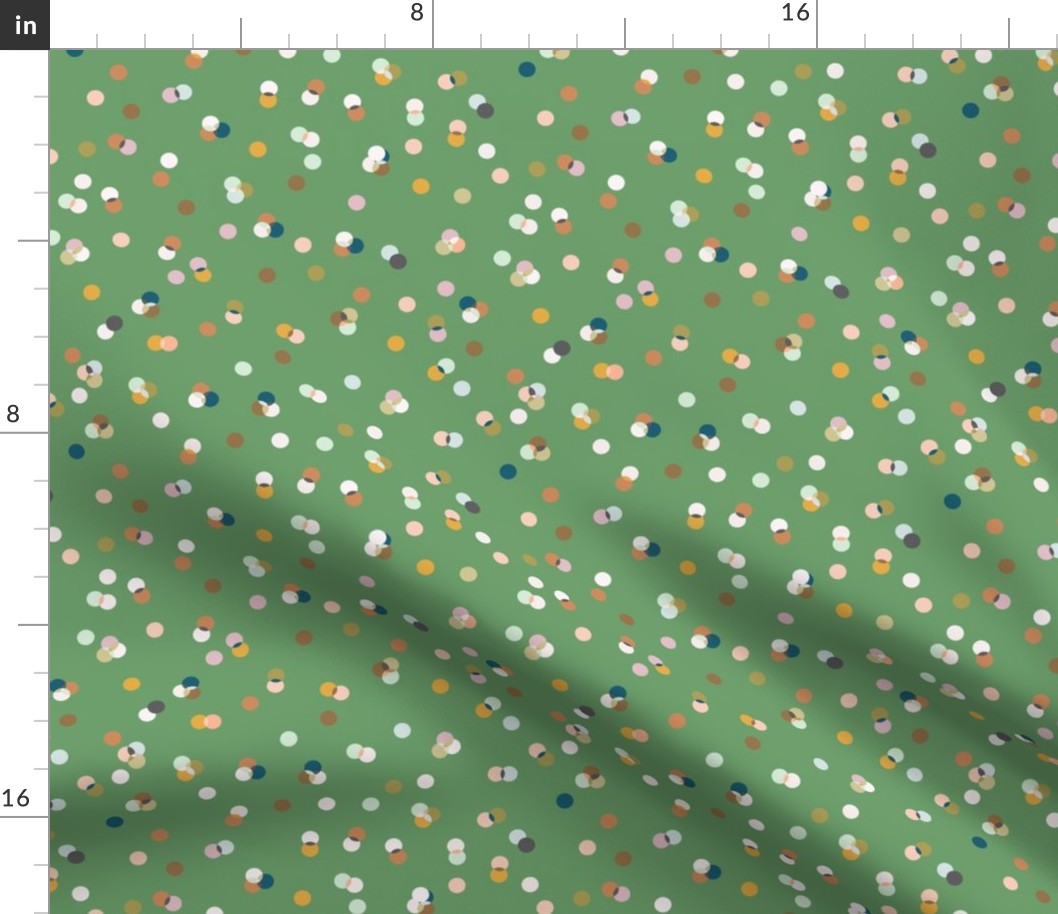 Eden Polka Dots (kelly green) MED 