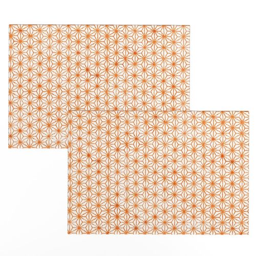 Burnt Orange Shibori Hoshi - Star 14”