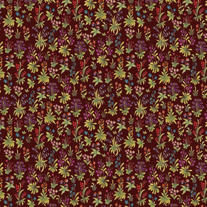 Sm Medieval Meadow- Maroon