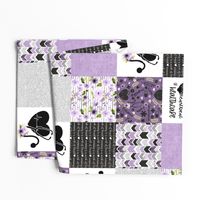 Nurse//Purple - Wholecloth Cheater Quilt