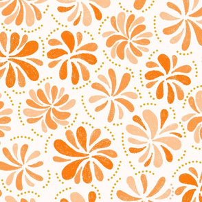 Mod Floral Orange
