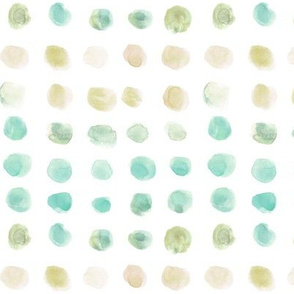 Pastel watercolor spots - brush stroke painted stains for modern home decor nursery bedding a134-6