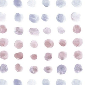 Subdued watercolor spots - brush stroke painted stains for modern home decor nursery bedding a134-9
