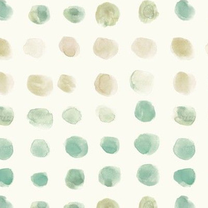Natural watercolor spots in earthy and green - brush stroke painted stains for modern home decor nursery bedding a134-17