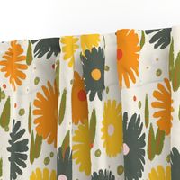 Daisy M+M Vanilla Multi Yellow Medium-Large by Friztin