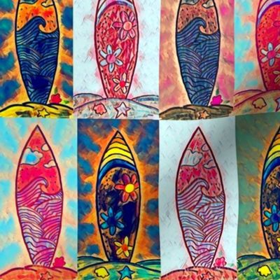 Surfboard Collage