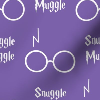 wizard glasses snuggle muggle on lavender