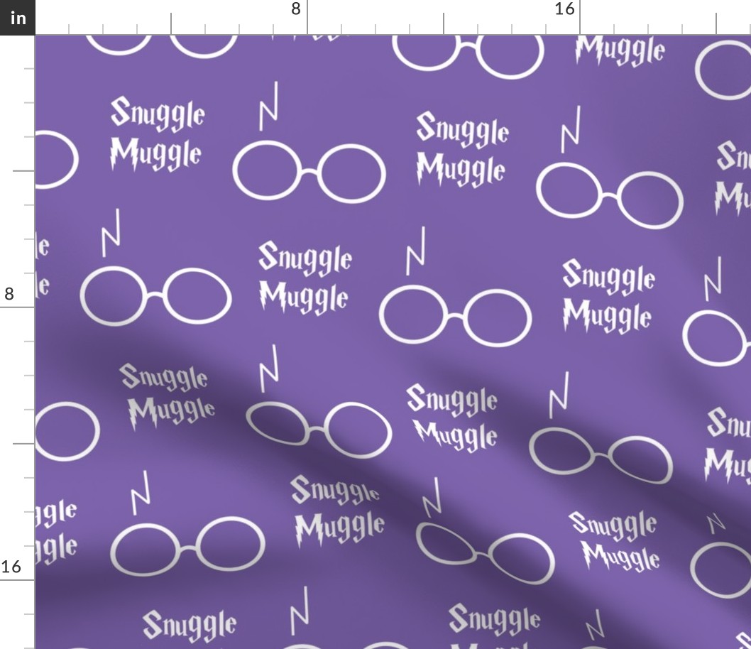 wizard glasses snuggle muggle on lavender