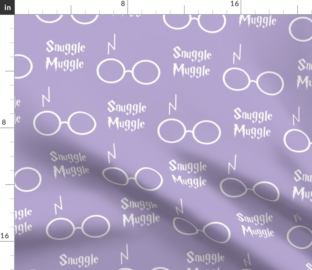 wizard glasses snuggle muggle on lavender