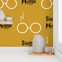 2" snuggle muggle - yellow and black