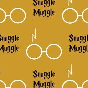 2" snuggle muggle - yellow and black