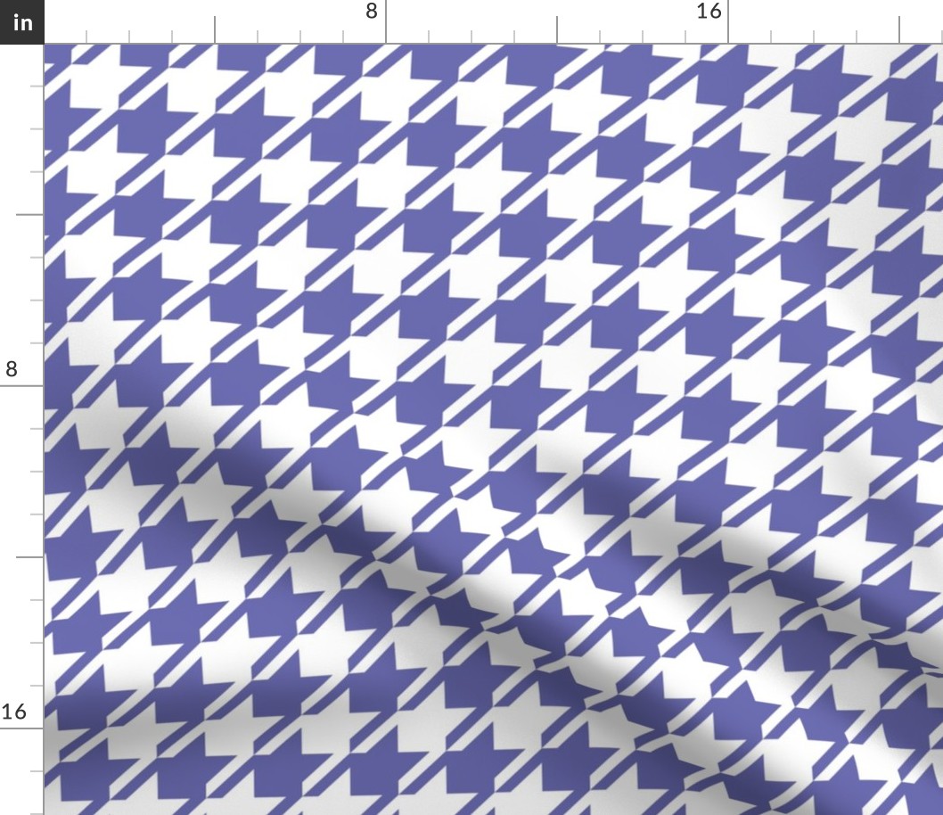 Very Peri Retro houndstooth check